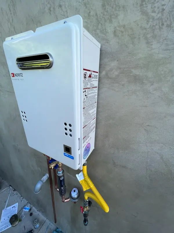 Tankless water heater installation for DeKalb Farms homes